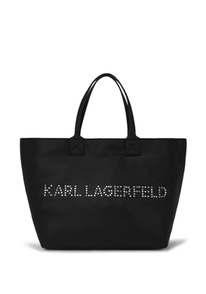Karl Lagerfeld K/Marché leather tote bag - Black