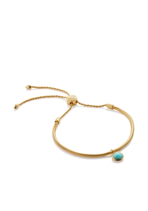 Monica Vinader Eclipse Amazonite chain bracelet - Blue