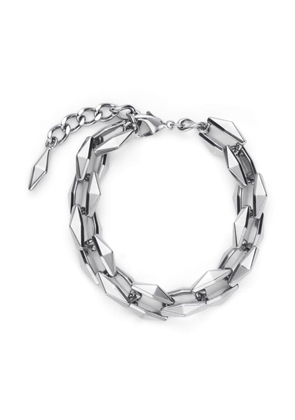 Jimmy Choo stud-design chain bracelet - Silver