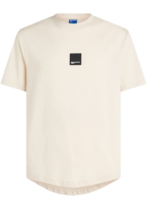Karl Lagerfeld Jeans logo-appliquéd cotton T-shirt - White