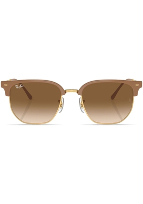 Ray-Ban New Clubmaster square-frame sunglasses - Brown