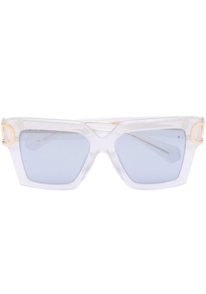 Valentino Eyewear VLogo Signature square-frame sunglasses - White