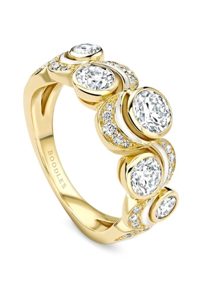 Boodles Yellow Gold And Diamond Over The Moon Ring