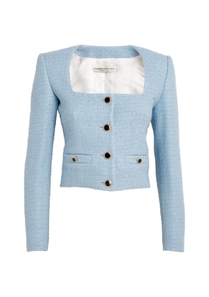 Alessandra Rich Tweed Sequin-Embellished Jacket