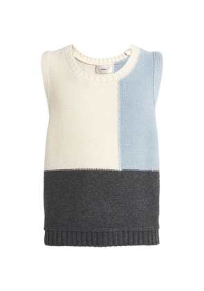 Commas Colour Block Sweater Vest