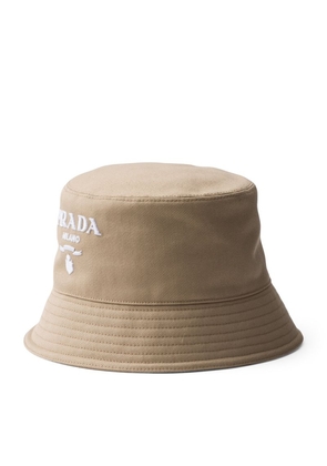 Prada Cotton Drill Bucket Hat
