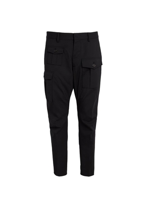 Dsquared2 Virgin Wool-Blend Sexy Cargo Trousers