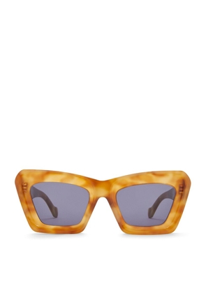 Loewe Bevelled Cat Eye Sunglasses