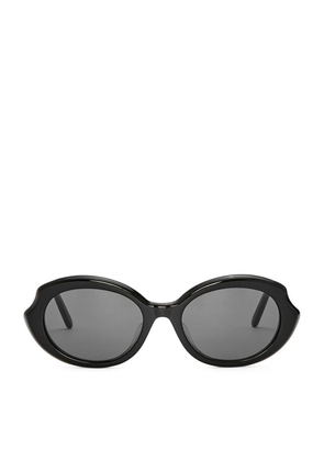 Loewe Thin Mini Oval Sunglasses
