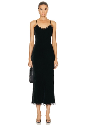 LoveShackFancy Venus Dress in Black - Black. Size 0 (also in ).