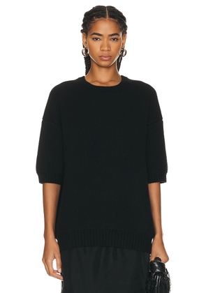 KHAITE Nere Cashmere Sweater in Black - Black. Size S (also in ).