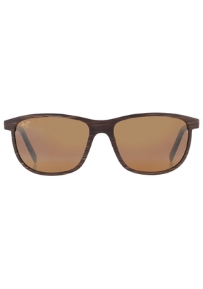 Maui Jim Lele Kawa HCL Bronze Rectangular Unisex Sunglasses H811-25C 58