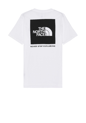 The North Face Box Nse Tee in Tnf White & Tnf Black - White. Size L (also in ).
