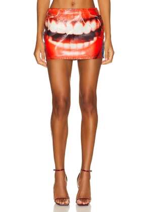 Diesel Mini Skirt in Red - Red. Size 24 (also in ).