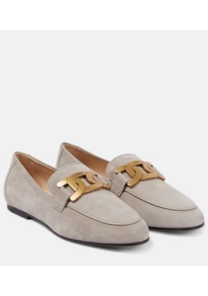 Tod's Kate suede loafers