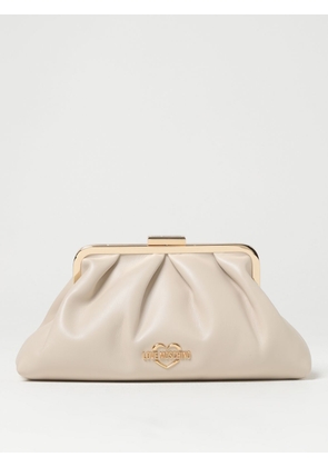 Clutch LOVE MOSCHINO Woman color Ivory