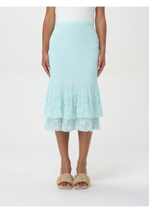 Skirt BOTTEGA VENETA Woman color Turquoise
