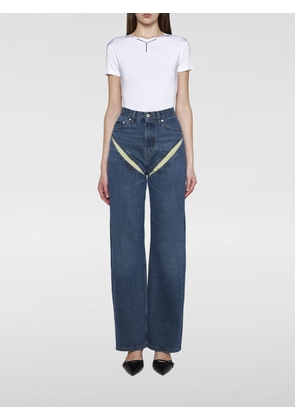 Jeans Y/PROJECT Woman color Denim