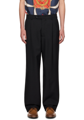 Bally Black Pleated Trousers
