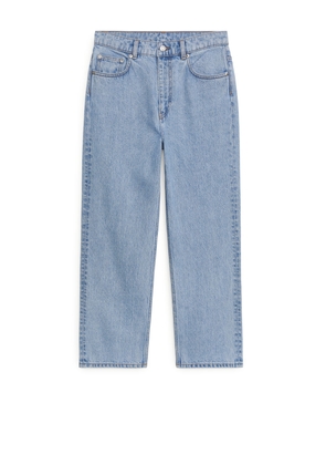 ROSE CROPPED Straight Jeans - Blue