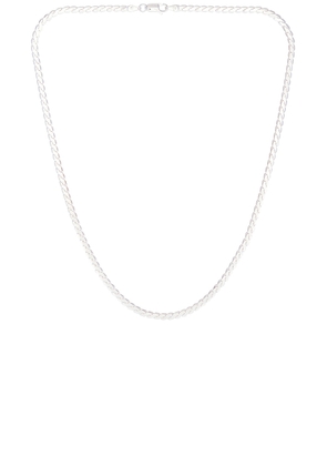 Loren Stewart Serpentine Chain Necklace in Sterling Silver - Metallic Silver. Size all.
