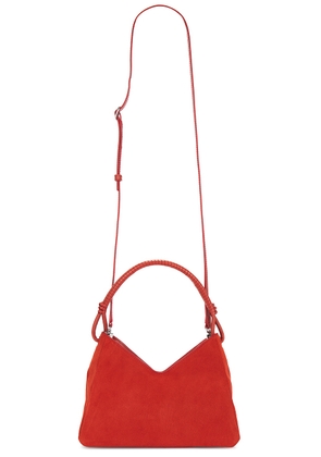 Staud Valerie Shoulder Bag in Chili - Red. Size all.