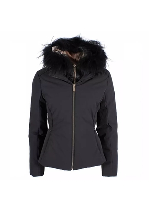 Yes Zee Elegant High-Collar Hooded Women's Jacket - XS
