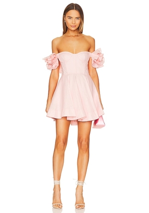 Bardot Sigma Mini Dress in Pink. Size 10, 2, 4, 6, 8.