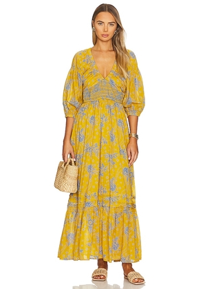 Free People Golden Hour Maxi Dress in Yellow. Size XS.