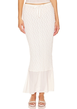 BUCI Equinox Skirt in White. Size S.