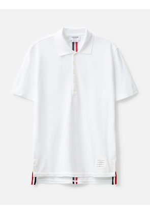 Center Back RWB-Stripe Polo Shirt