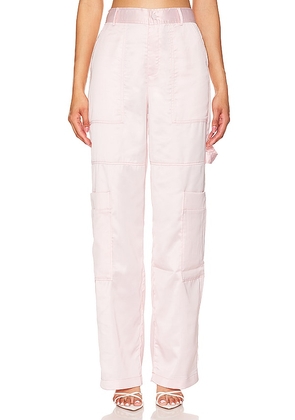 Bubish Lara Cargo Pant in Blush. Size 12/L, 14/XL, 6/XS, 8/S.