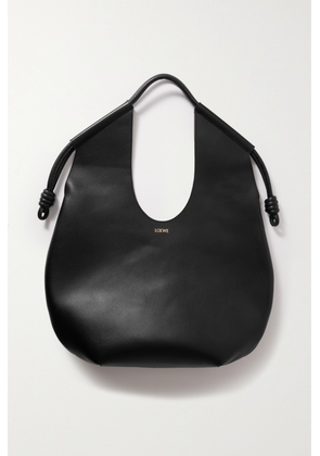 Loewe - Paseo Knotted Leather Tote - Black - One size