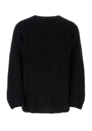 Yohji Yamamoto Black Mohair Blend Oversize Sweater