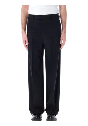 Msgm Straight-Leg Pleated-Detail Tailored Trousers