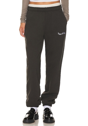 Museum of Peace and Quiet Wordmark Sweatpants in Black. Size XS.