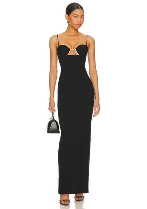 NBD Jaxie Gown in Black. Size XL.