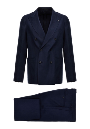 Tagliatore Double-Breasted Linen Suit