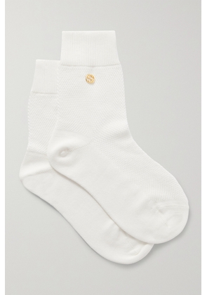 Gucci - Embellished Cotton-blend Socks - White - S,M,L
