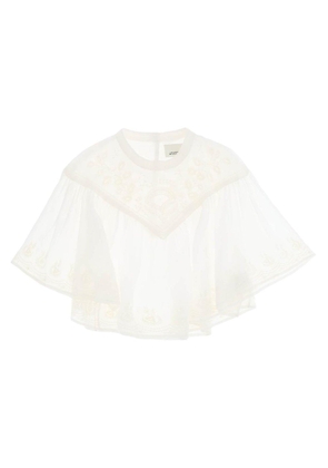 Isabel Marant Elodia Embroidered-Detailed Top