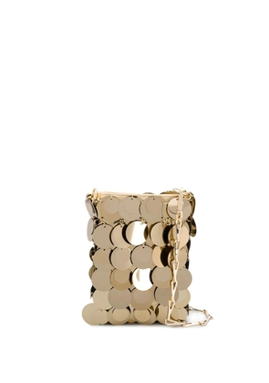 Paco Rabanne Sac Soir Sparkle Mini Bag In Gold