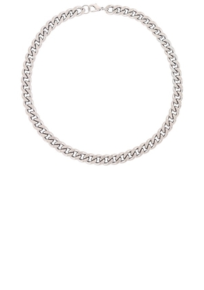 8 Other Reasons Sterling Chain Necklace in Metallic Silver.