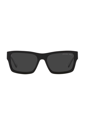 Prada Eyewear Pr25Zs 1Ab08G Nero Sunglasses