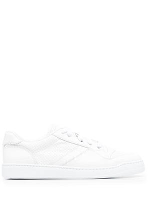 Doucal's calf-leather low-top sneakers - White