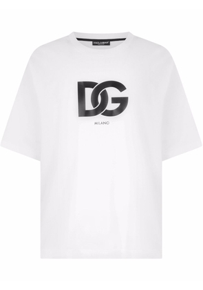 Dolce & Gabbana DG-logo cotton T-shirt - White