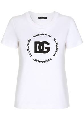 Dolce & Gabbana Interlock DG-logo T-shirt - White