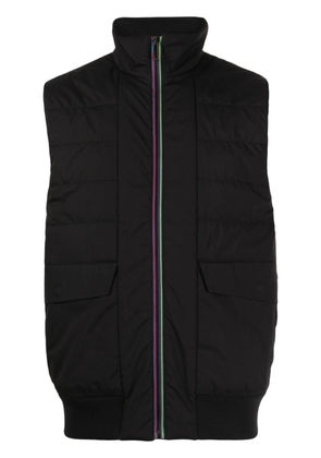 PS Paul Smith Mixed Media quilted gilet - Black
