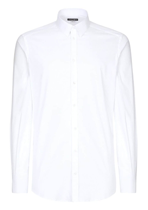 Dolce & Gabbana long-sleeve poplin shirt - White