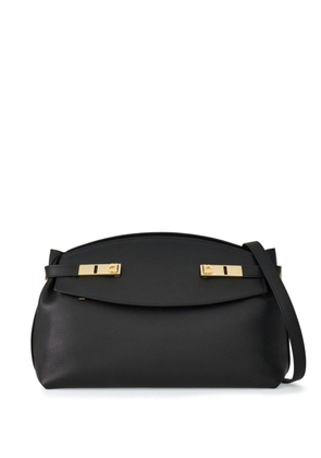Ferragamo large pouch leather bag - Black