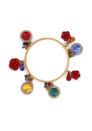 Dolce & Gabbana charm-detail loop bangle - Gold